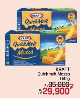 Promo Harga Kraft Quick Melt Mozza 150 gr - LotteMart