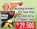 Promo Harga Belfoods Favorite Chicken Safari / Belfoods Royal Chicken Nugget  - Hypermart