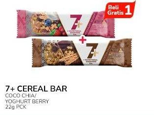 Promo Harga 7 Cereal Bar Cocoa Chia, Yoghurt Berry 22 gr - Indomaret