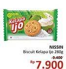 Promo Harga NISSIN Coconut Biscuits Ijo 280 gr - Alfamidi