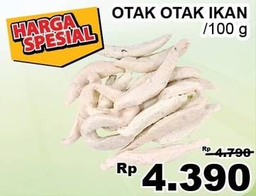 Promo Harga Otak Otak Ikan Curah per 100 gr - Giant