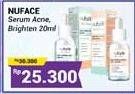 Promo Harga Nuface Nu Glow Serum Brighten Supple Skin, Acne Prone Care 20 ml - Alfamidi