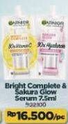 Promo Harga Garnier Booster Serum Sakura White Hyaluron, Light Complete Vitamin C 7 ml - Alfamart