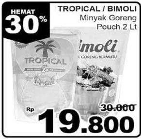 Promo Harga Tropical/ Bimoli Minyak Goreng 2ltr  - Giant