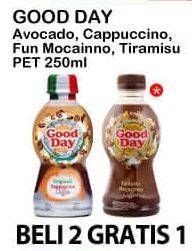 Promo Harga Good Day Coffee Drink Avocado Delight, Cappucino, Funtastic Mocacinno, Tiramisu 250 ml - Alfamart