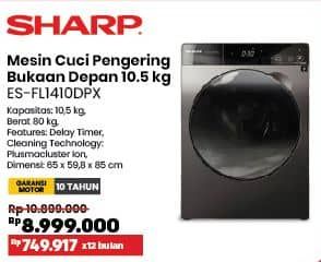 Promo Harga Sharp ES-FL1410DPX  - COURTS