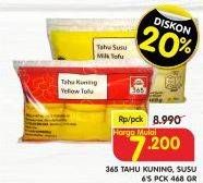 Promo Harga 365 Tahu Susu & Kuning 6 pcs - Superindo