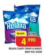 Promo Harga RELAXA Candy Grape, Barley 125 gr - Superindo