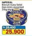 Promo Harga Imperial Biscuit Susu Selai Dan Krim Assorted 216 gr - Indomaret