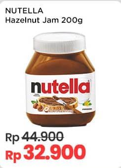 Promo Harga Nutella Jam Spread Chocolate Hazelnut 200 gr - Indomaret