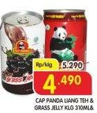 Promo Harga CAP PANDA Minuman Kesehatan Liang Teh, Cincau 310 ml - Superindo
