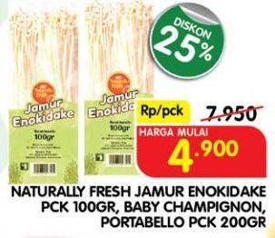 Promo Harga Naturally Fresh Jamur  - Superindo