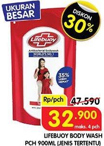 Promo Harga LIFEBUOY Body Wash 900 ml - Superindo