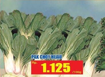 Promo Harga Pak Choy Hijau per 100 gr - Hari Hari