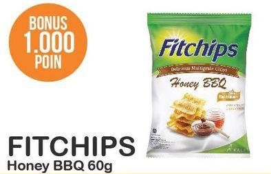 Promo Harga FITCHIPS Delicious Multigrain Chips Honey BBQ 60 gr - Alfamart