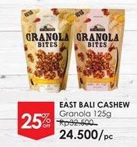 Promo Harga EAST BALI CASHEW Granola Bites 125 gr - Guardian