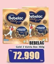 Promo Harga Bebelac 3 Gold Susu Pertumbuhan Vanilla 360 gr - Hari Hari