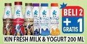 Promo Harga KIN Fresh Milk/Yogurt 200ml  - Hypermart
