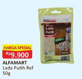 Promo Harga ALFAMART Lada Putih Bubuk 50 gr - Alfamart