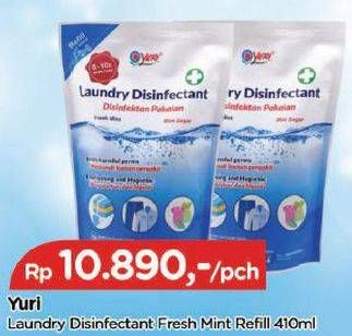 Promo Harga YURI Laundry Disinfectant 410 ml - TIP TOP