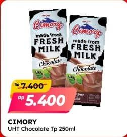Promo Harga Cimory Susu UHT Chocolate 250 ml - Alfamart