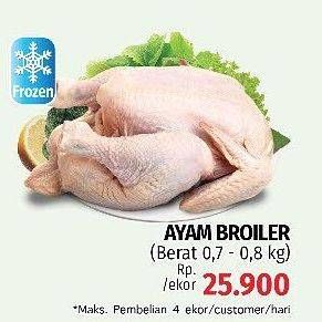 Promo Harga Ayam Broiler 800 gr - LotteMart