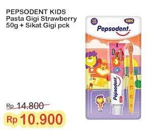 Promo Harga Pepsodent Kids Regime Pink 2 pcs - Indomaret