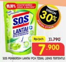 Promo Harga SOS Pembersih Lantai 750 ml - Superindo