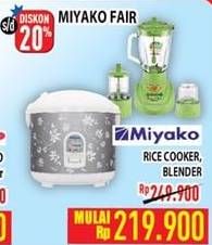 Promo Harga MIYAKO Blender/ Rice Cooker  - Hypermart