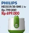 Promo Harga PHILIPS HD 3119 | Rice Cooker  - Courts