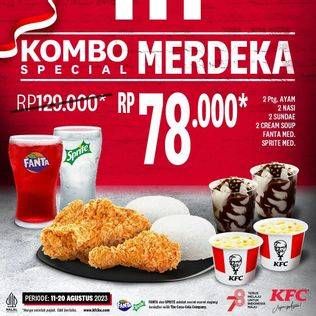 Promo Harga Kombo Special Merdeka  - KFC
