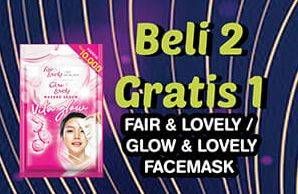 Promo Harga GLOW & LOVELY (FAIR & LOVELY) Serum Sheet Mask 20 gr - Hypermart