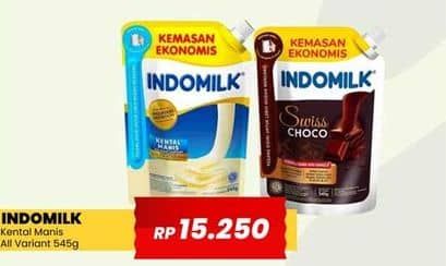 Promo Harga Indomilk Susu Kental Manis All Variants 545 gr - Yogya