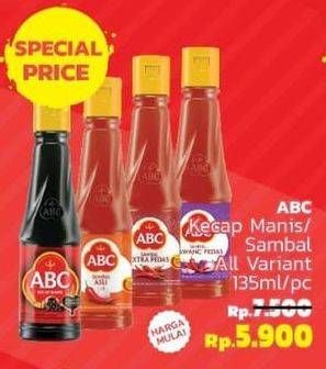 Promo Harga ABC Kecap Manis/Sambal  - LotteMart