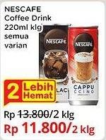 Promo Harga Nescafe Ready to Drink All Variants 220 ml - Indomaret