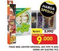 Promo Harga TOKAI Korek Api BBQ Lighter Original, Biopipe, Electric  - Superindo