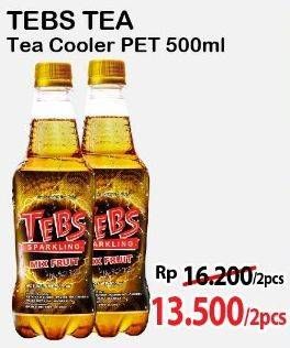 Promo Harga Tebs Tea With Soda 500 ml - Alfamart