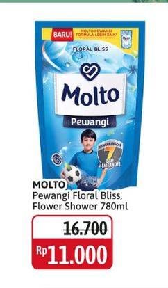 Promo Harga Molto Pewangi Floral Bliss, Flower Shower 780 ml - Alfamidi