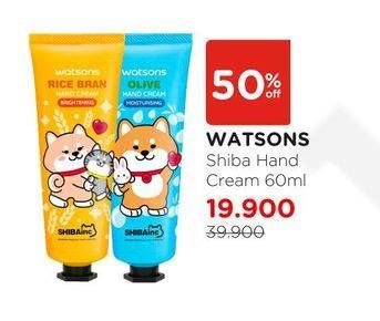 Promo Harga WATSONS Hand Cream Shibainc 60 ml - Watsons