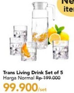 Promo Harga TRANSLIVING Drink Set  - Carrefour