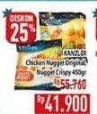 Promo Harga Kanzler Chicken Nugget Original, Crispy 450 gr - Hypermart