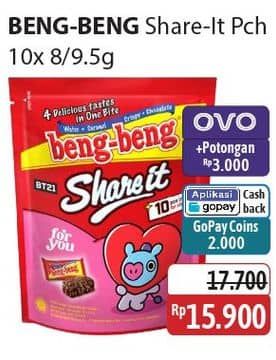 Promo Harga Beng-beng Share It per 10 pcs 9 gr - Alfamidi
