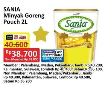 Promo Harga Sania Minyak Goreng 2000 ml - Alfamart