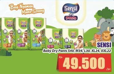 Promo Harga Sensi Dry Pants L30, M34, S40, XL24, XXL22 22 pcs - Hari Hari
