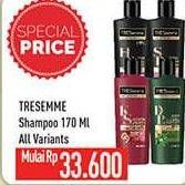Promo Harga TRESEMME Shampoo All Variants 170 ml - Hypermart