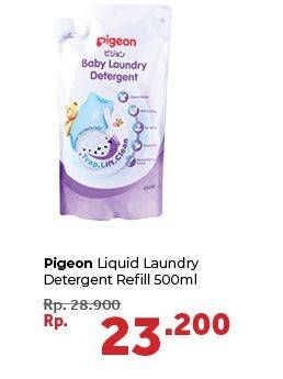 Promo Harga PIGEON Baby Liquid Laundry Detergent 500 ml - Carrefour