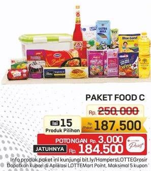 Promo Harga Paket Food C  - Lotte Grosir