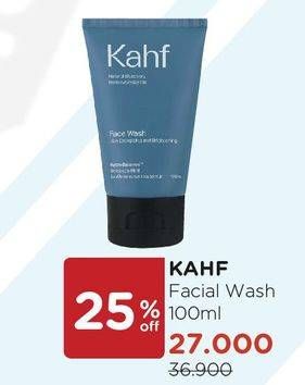 Promo Harga KAHF Face Wash Skin Energizing And Brightening 100 ml - Watsons