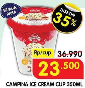 Promo Harga Campina Ice Cream Cake Series All Variants 350 ml - Superindo