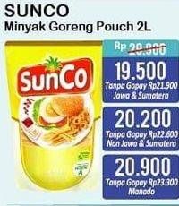 Promo Harga SUNCO Minyak Goreng 2 ltr - Alfamart